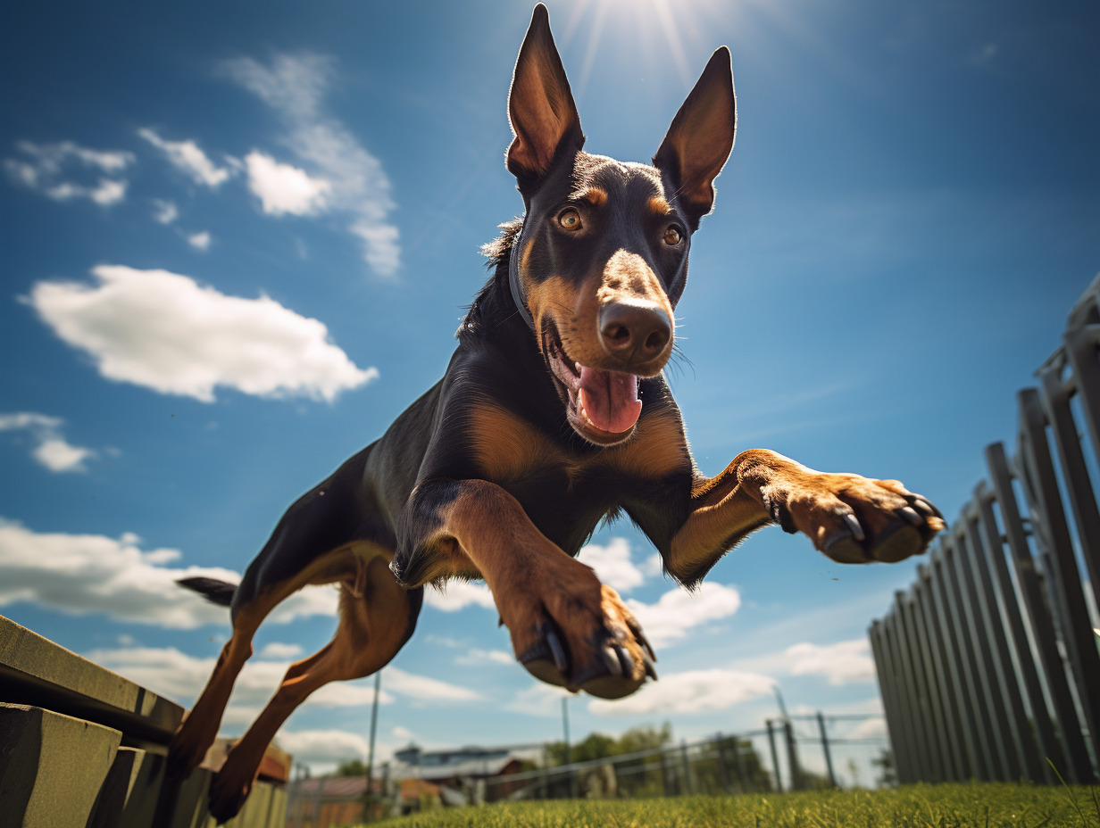 dobermann  chien