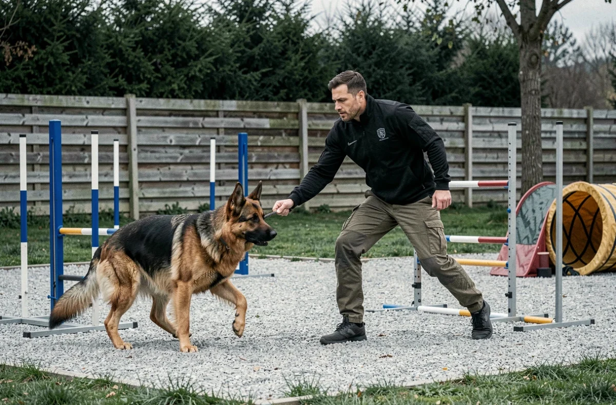 Cani'play'educ dans le Rhône, pension et éducation canine avec entraînement d'un chien sur parcours d'agility