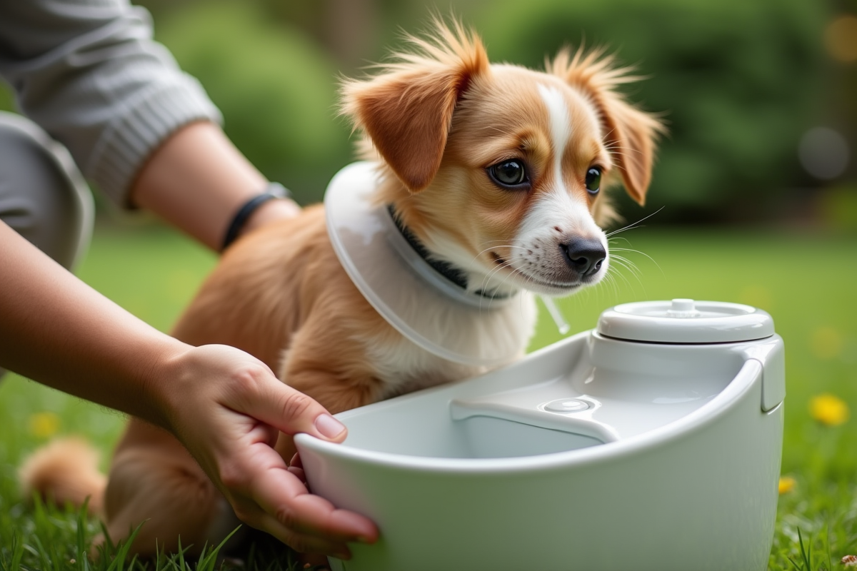 chien hydratation
