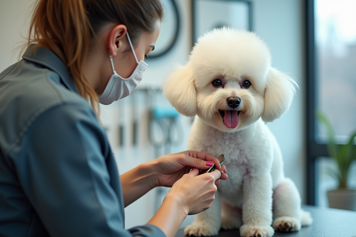 chien coupe